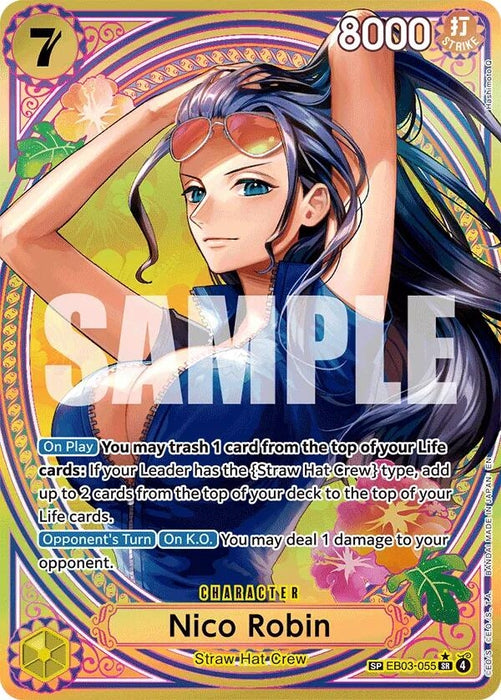 Nico Robin (055) (SP) (EB03-055) (Foil) [Extra Booster: One Piece Heroines Edition]