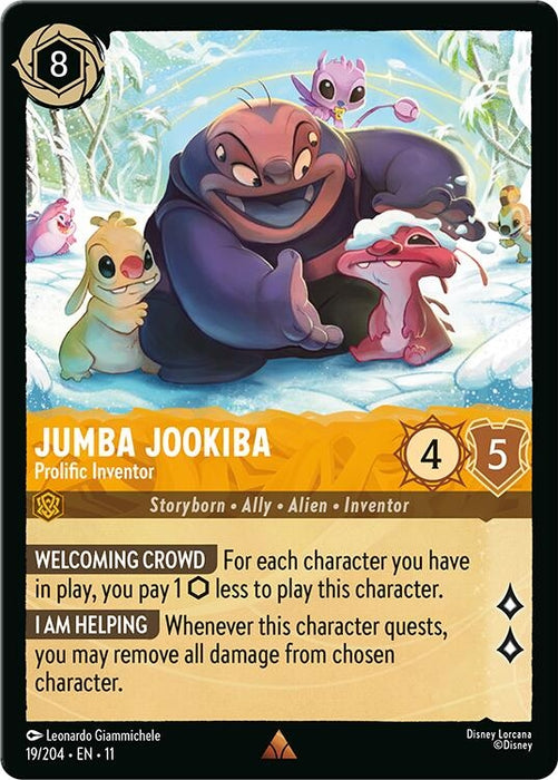 Image for Jumba Jookiba - Prolific Inventor (19/204) [Winterspell] - Disney Lorcana