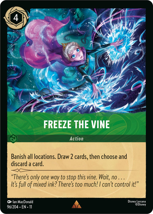 Image for Freeze the Vine (96/204) [Winterspell] - Disney Lorcana