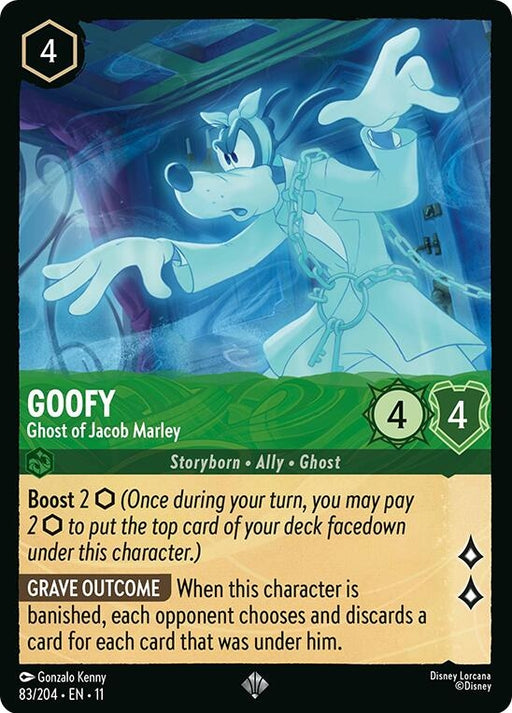 Image for Goofy - Ghost of Jacob Marley (83/204) [Winterspell] - Disney Lorcana