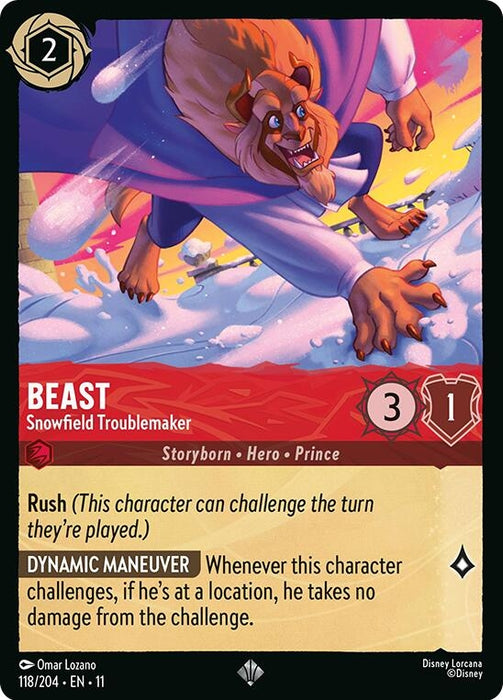 Image for Beast - Snowfield Troublemaker (118/204) [Winterspell] - Disney Lorcana