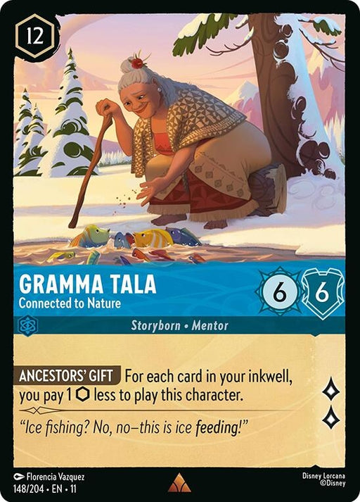 Image for Gramma Tala - Connected to Nature (148/204) [Winterspell] - Disney Lorcana