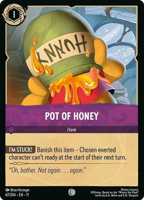 Image for Pot of Honey (67/204) (Cold Foil) [Winterspell] - Disney Lorcana