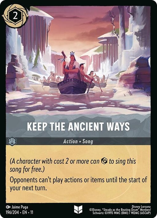Image for Keep the Ancient Ways (196/204) [Winterspell] - Disney Lorcana