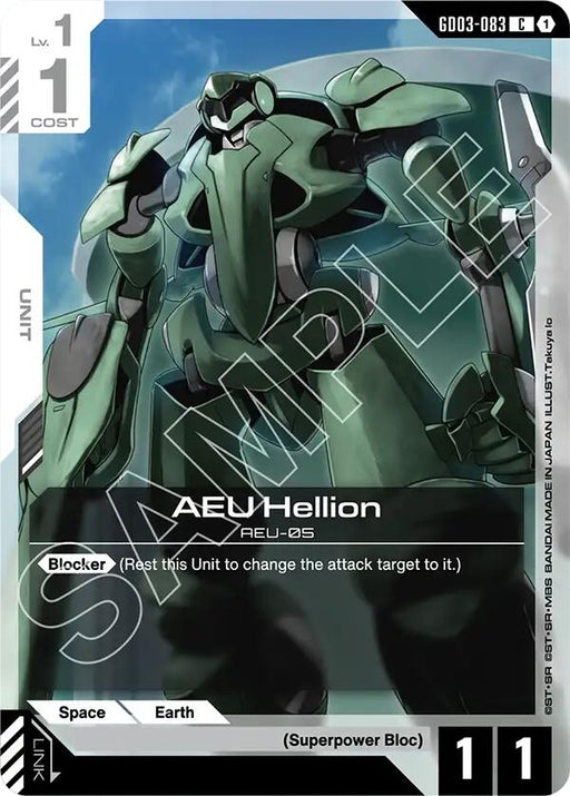 Image for AEU Hellion (GD03-083) [Steel Requiem] - Gundam Card Game