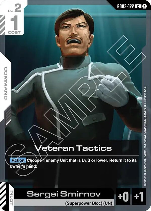 Image for Veteran Tactics (GD03-122) [Steel Requiem] - Gundam Card Game