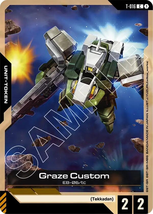 Image for Graze Custom (T-016) [Steel Requiem] - Gundam Card Game