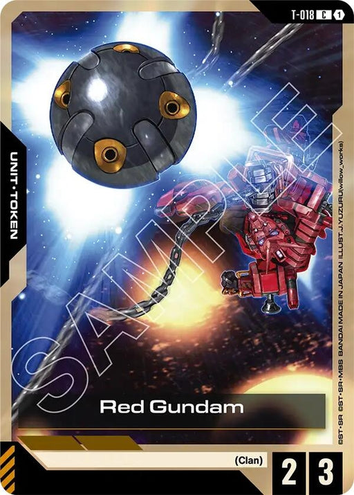 Image for Red Gundam (T-018) (T-018) [Steel Requiem] - Gundam Card Game