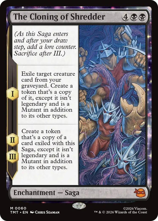 Image for The Cloning of Shredder (60) (Foil) [Teenage Mutant Ninja Turtles] - Magic: The Gathering