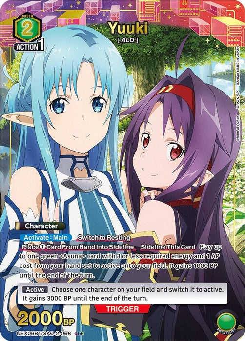 Yuuki (068) (U*) (UEX06BT/SAO-2-068) (Foil) [UEX06BT: Sword Art Online Vol.2]