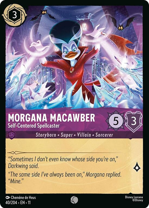 Image for Morgana Macawber - Self-Centered Spellcaster (40/204) [Winterspell] - Disney Lorcana