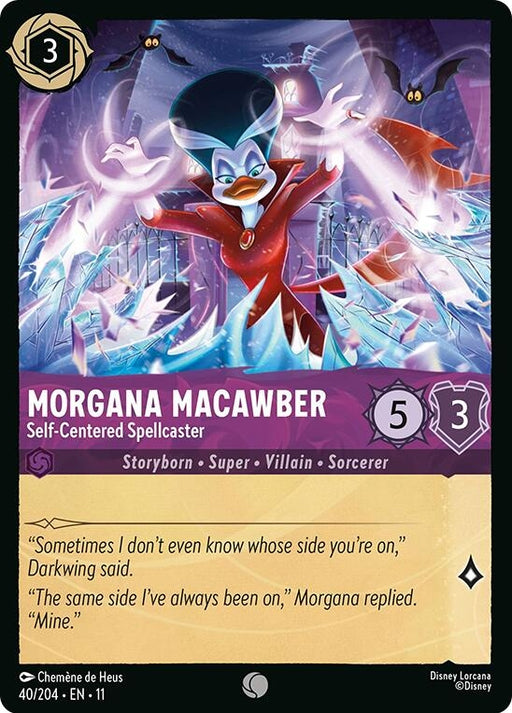Image for Morgana Macawber - Self-Centered Spellcaster (40/204) [Winterspell] - Disney Lorcana