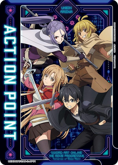 Action Point Card (AP01) (UEX06BT/SAO-2-AP01) (Foil) [UEX06BT: Sword Art Online Vol.2]