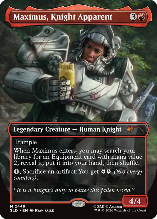 Image for Maximus, Knight Apparent (2449) [Secret Lair Drop Series] - Magic: The Gathering
