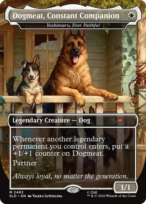 Image for Dogmeat, Constant Companion - Yoshimaru, Ever Faithful (2463) [Secret Lair Drop Series] - Magic: The Gathering