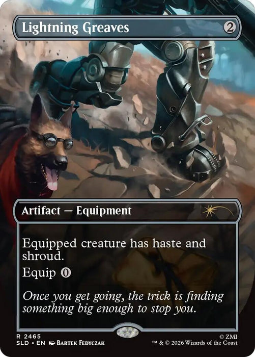 Image for Lightning Greaves (2465) (2465) (Foil) [Secret Lair Drop Series] - Magic: The Gathering