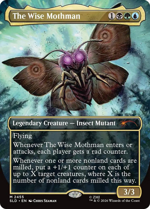 Image for The Wise Mothman (2455) (Foil) [Secret Lair Drop Series] - Magic: The Gathering