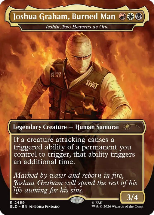 Image for Joshua Graham, Burned Man - Isshin, Two Heavens as One (2459) (Foil) [Secret Lair Drop Series] - Magic: The Gathering