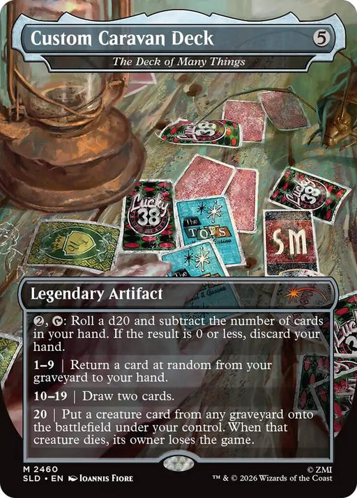 Image for Custom Caravan Deck - The Deck of Many Things (2460) (Foil) [Secret Lair Drop Series] - Magic: The Gathering