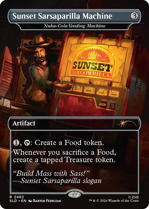 Image for Sunset Sarsaparilla Machine - Nuka-Cola Vending Machine (2462) (Foil) [Secret Lair Drop Series] - Magic: The Gathering