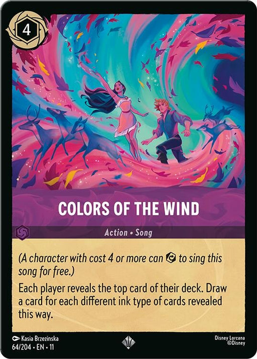 Image for Colors of the Wind (64/204) (Cold Foil) [Winterspell] - Disney Lorcana