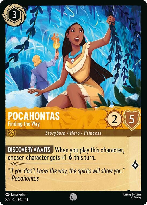 Image for Pocahontas - Finding the Way (8/204) [Winterspell] - Disney Lorcana