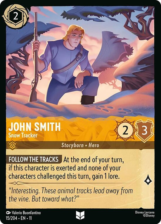 Image for John Smith - Snow Tracker (15/204) [Winterspell] - Disney Lorcana