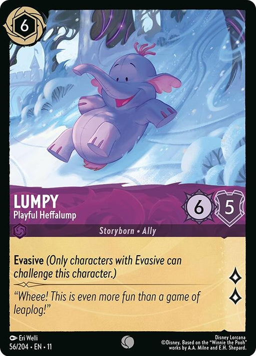 Image for Lumpy - Playful Heffalump (56/204) [Winterspell] - Disney Lorcana