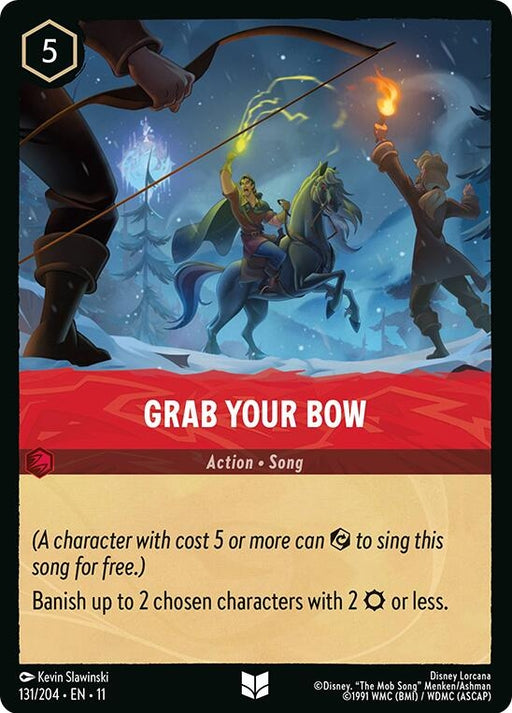 Image for Grab Your Bow (131/204) [Winterspell] - Disney Lorcana