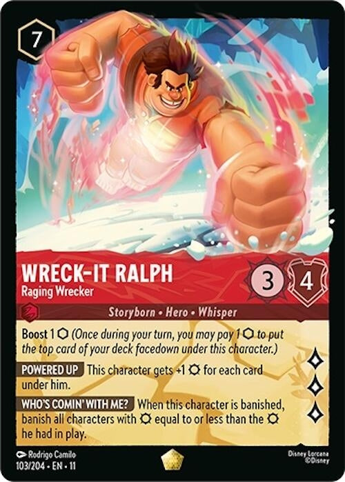 Image for Wreck-It Ralph - Raging Wrecker (103/204) (Cold Foil) [Winterspell] - Disney Lorcana