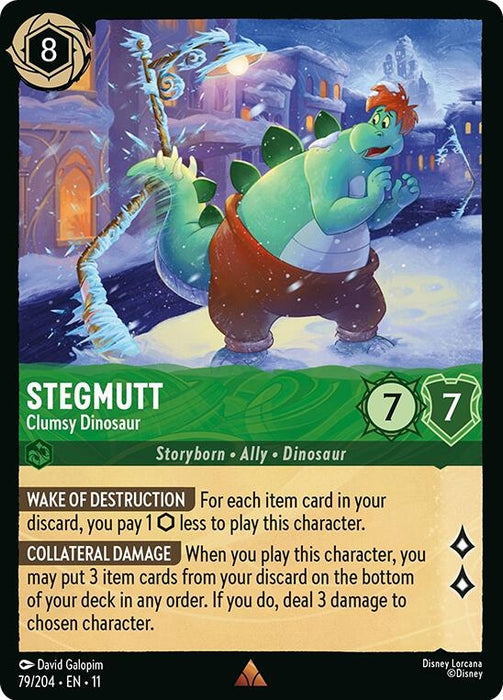 Image for Stegmutt - Clumsy Dinosaur (79/204) [Winterspell] - Disney Lorcana