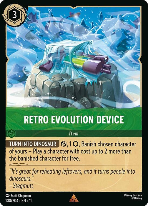 Image for Retro Evolution Device (100/204) [Winterspell] - Disney Lorcana