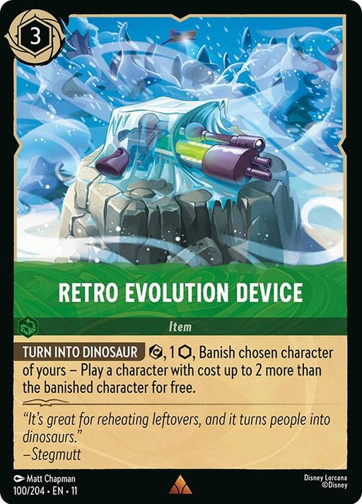 Image for Retro Evolution Device (100/204) [Winterspell] - Disney Lorcana