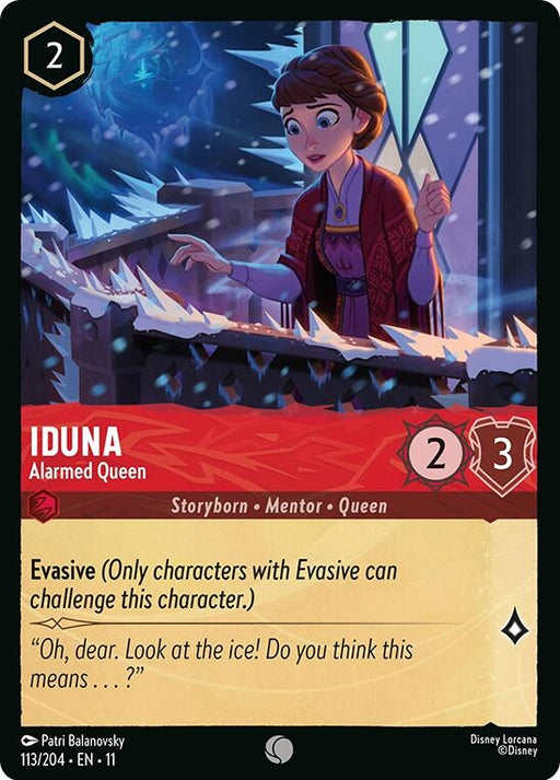 Image for Iduna - Alarmed Queen (113/204) (Cold Foil) [Winterspell] - Disney Lorcana