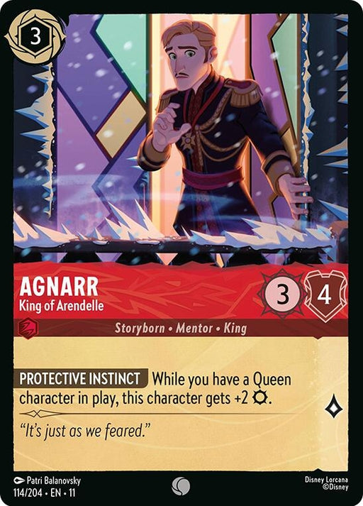 Image for Agnarr - King of Arendelle (114/204) (Cold Foil) [Winterspell] - Disney Lorcana
