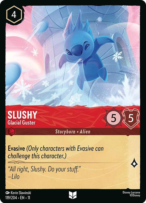Image for Slushy - Glacial Guster (119/204) [Winterspell] - Disney Lorcana