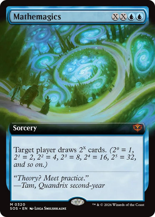 Image for Mathemagics (Extended Art) (320) (Foil) [Secrets of Strixhaven] - Magic: The Gathering