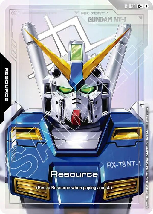 Image for Resource (R-020) (C+) (R-020) (Holofoil) [Steel Requiem] - Gundam Card Game