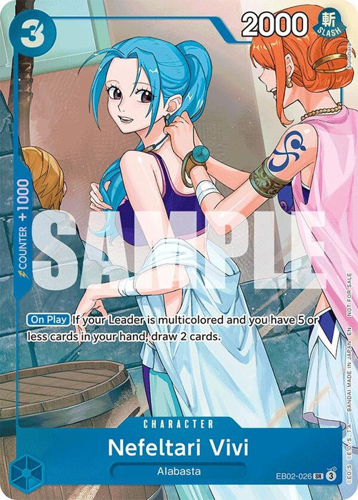 Nefeltari Vivi - EB02-026 (EB02-026) (Foil) [Extra Booster: One Piece Heroines Edition]