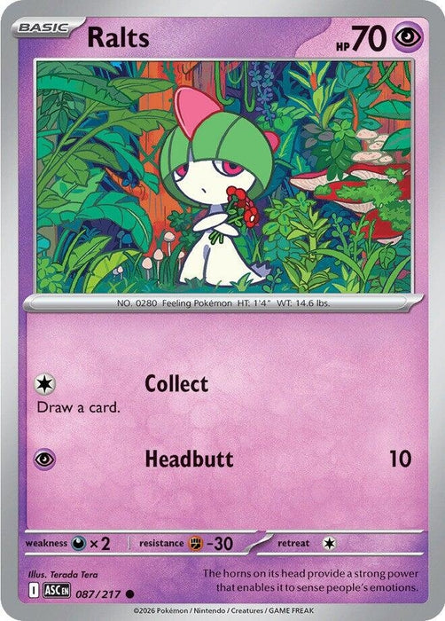 Image for Ralts (087/217) [ME: Ascended Heroes] - Pokemon
