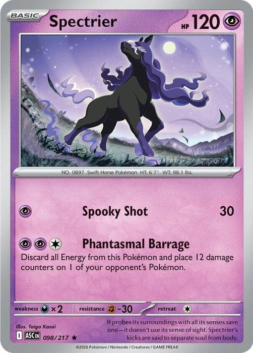 Image for Spectrier (098/217) (Holofoil) [ME: Ascended Heroes] - Pokemon