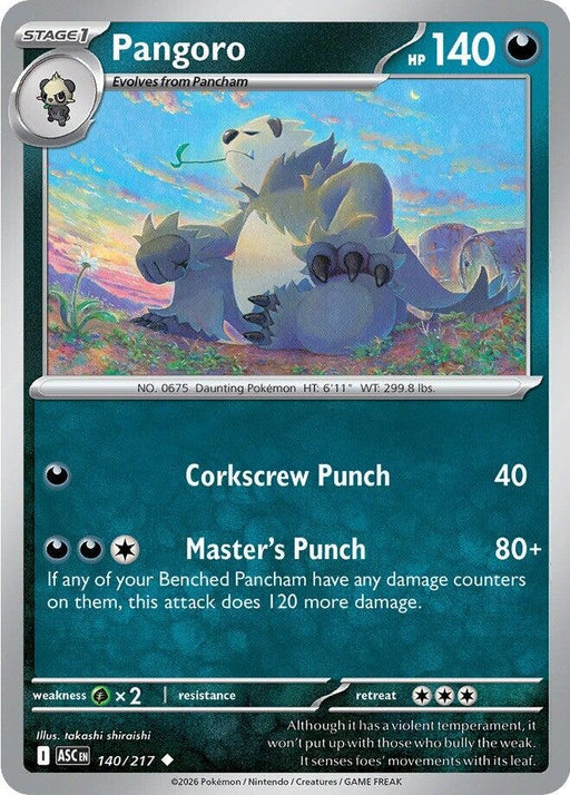 Image for Pangoro (140/217) [ME: Ascended Heroes] - Pokemon