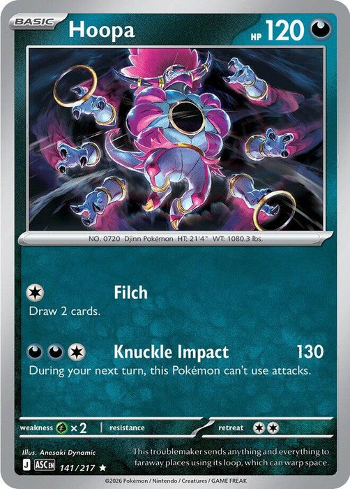 Image for Hoopa (141/217) (Holofoil) [ME: Ascended Heroes] - Pokemon