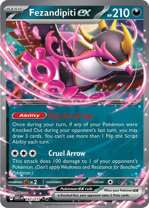 Image for Fezandipiti ex (142/217) (Holofoil) [ME: Ascended Heroes] - Pokemon