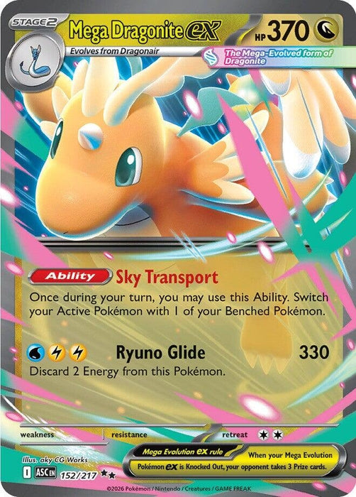 Image for Mega Dragonite ex (152/217) (Holofoil) [ME: Ascended Heroes] - Pokemon