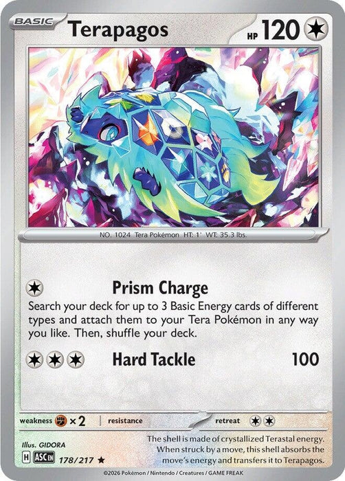 Image for Terapagos (178/217) (Holofoil) [ME: Ascended Heroes] - Pokemon