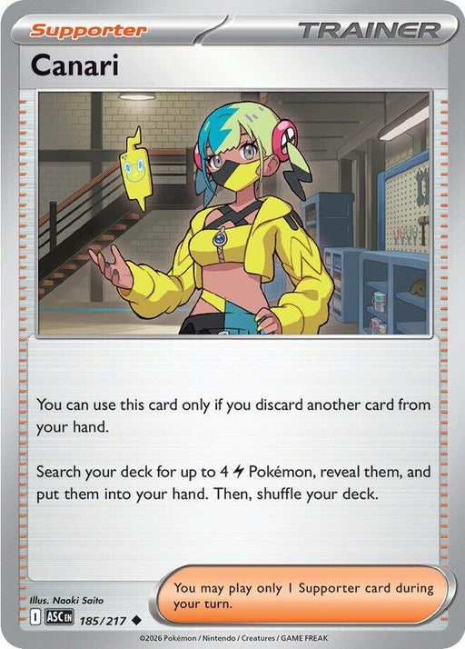Image for Canari (185/217) (Reverse Holofoil) [ME: Ascended Heroes] - Pokemon