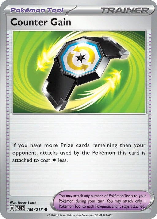 Image for Counter Gain (186/217) (Reverse Holofoil) [ME: Ascended Heroes] - Pokemon