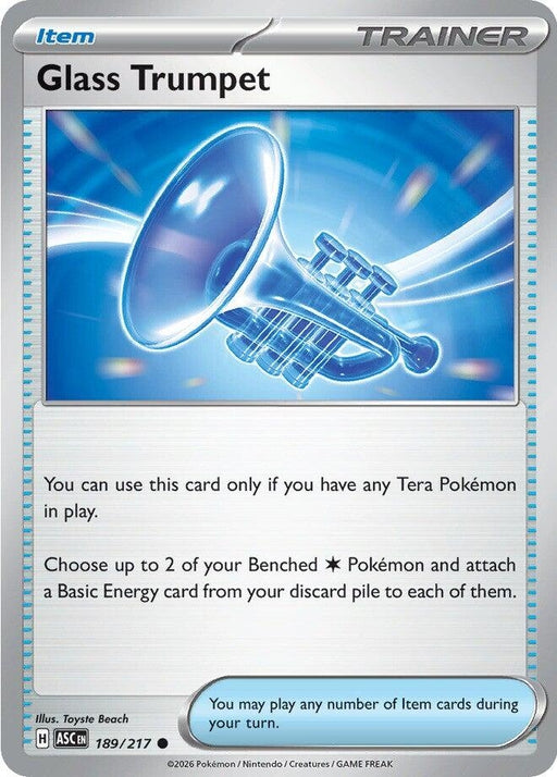 Image for Glass Trumpet (189/217) (Reverse Holofoil) [ME: Ascended Heroes] - Pokemon