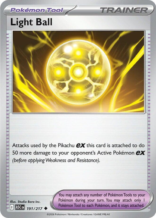 Image for Light Ball (191/217) (Reverse Holofoil) [ME: Ascended Heroes] - Pokemon